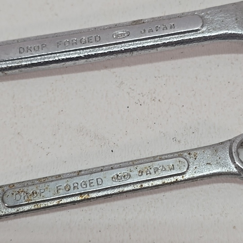 2 Fuller Japan KTC‎ Combination Metric Wrenches 12 Point 10mm & 7mm - Picture 7 of 9